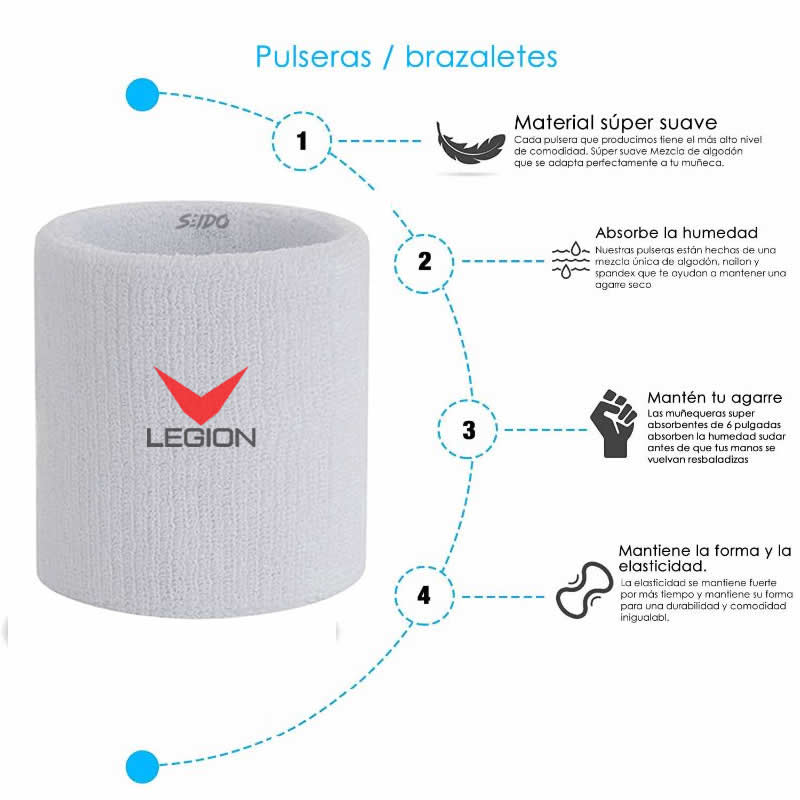 Set de Balaca y Muñequeras para Sudor - Kit de Entrenamiento Fitness Gym