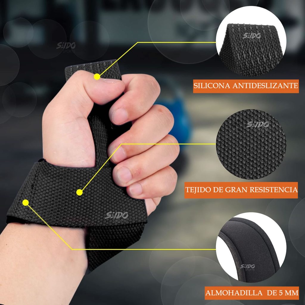 Correas Straps X 2 Levantamiento Pesas Protector Muñeca Gym