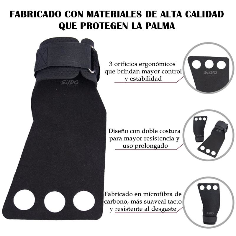 Calleras Crossfit Guantes Levantamiento Pesas Fitness Gym