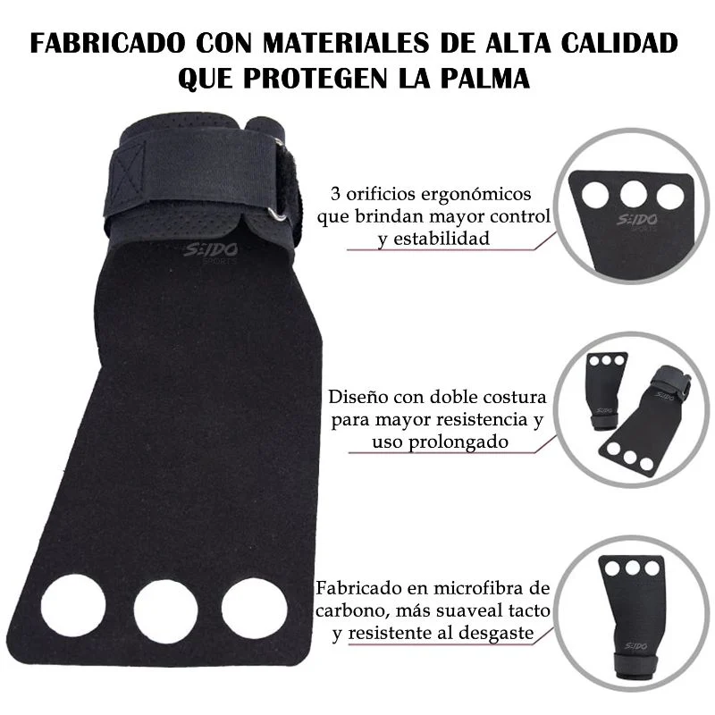 Calleras Crossfit Guantes Levantamiento Pesas Fitness Gym