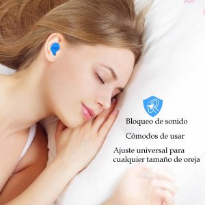 Tapa Oidos Silicona Moldeables X 6 Pares Natacion + Estuche