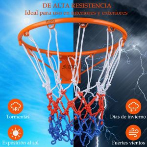 Aro Profesional Baloncesto Cesta Basketball + Malla + Balón