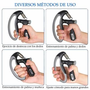 Tensor Hand Grip 10/100 Kg X2 Contador Ejercitador Terapia