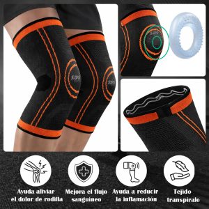 Rodilleras Deportivas X2 Compresion Soporte Rodilla Gym