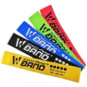 Bandas Elástica Tela Resistencia Wonder Azul 15-20lb Fuerte
