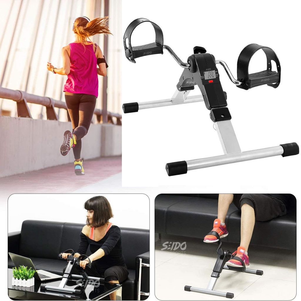Mini Bicicleta Estatica Pedal Ejercitador Portatil Ajustable