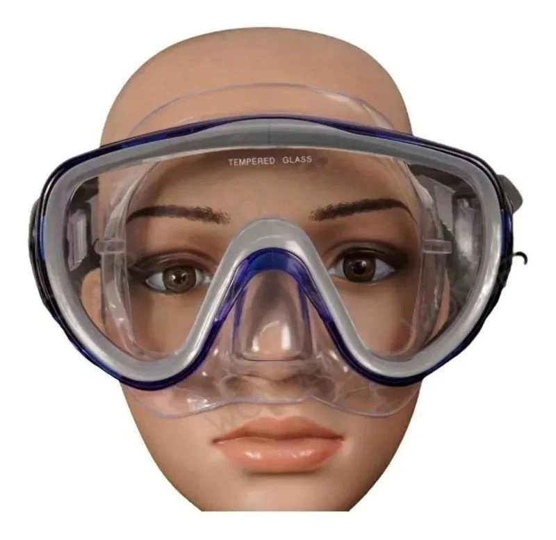 Careta Buceo Pesca Gafas Natación Vidrio Templado + Estuche