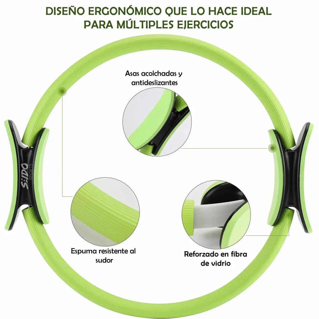 Anillo Yoga Aro Pilates Ejercicio Resistencia Brazos Piernas Abdomen