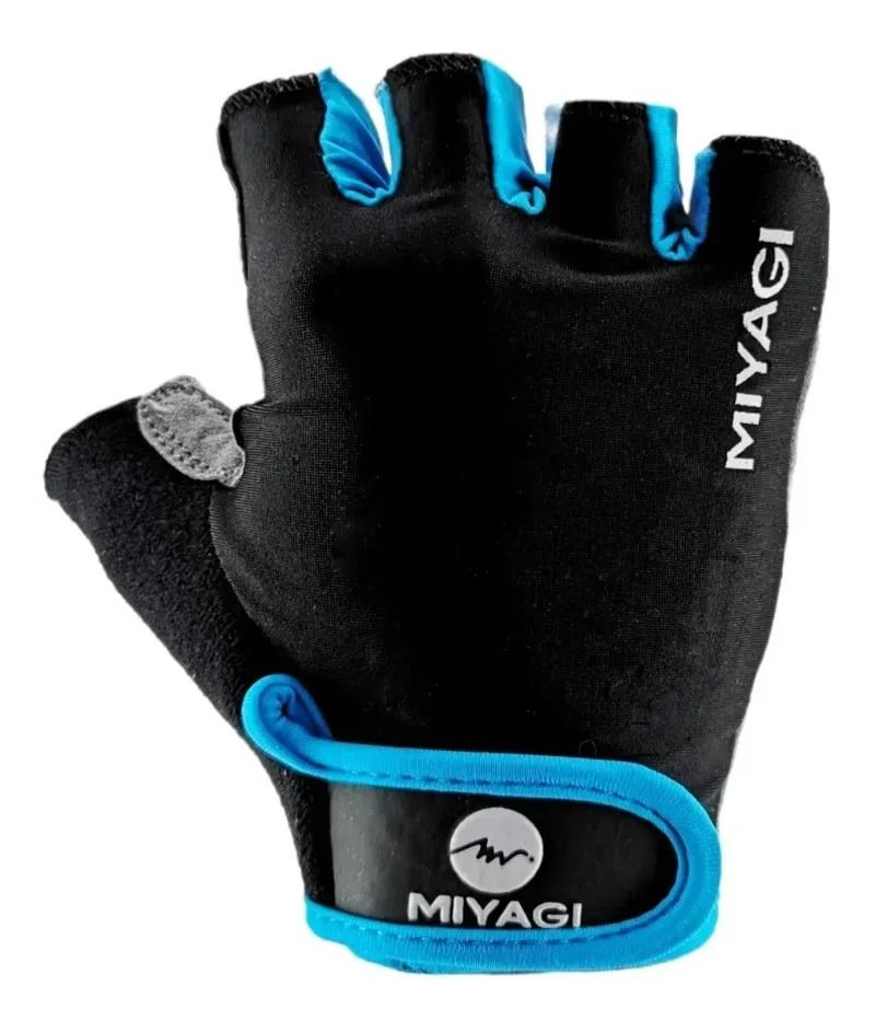 Guantes Protección Miyagi Ciclismo Fitness Gimnasio Pesas
