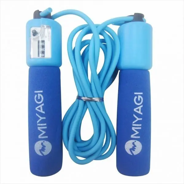 Cuerda Saltar Lazo Contador Miyagi Cardio Fitness Entrena