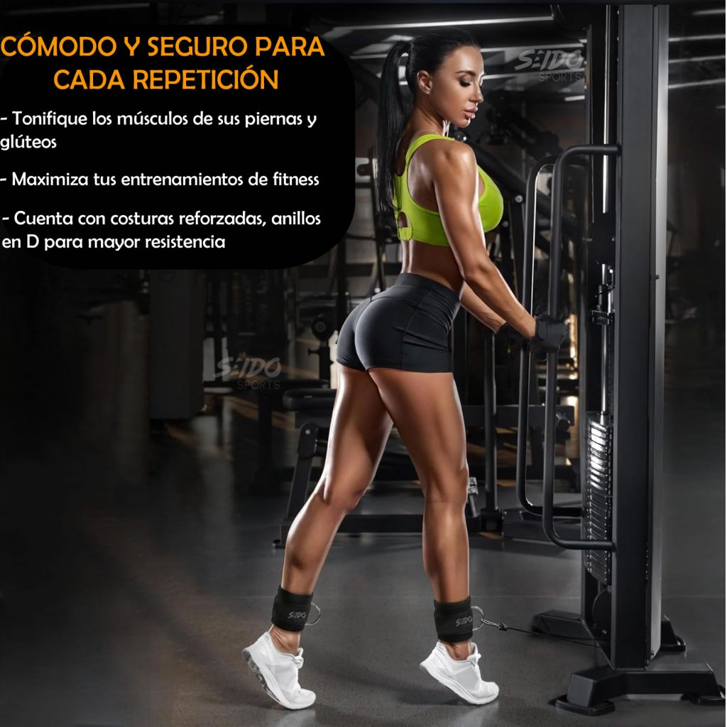 Arnés Agarre Tobillo Grillete Tobillera Fitness Tonifica Gym