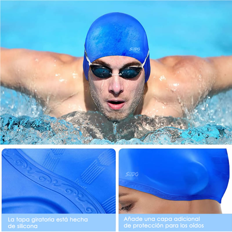 Gorro Natación Buceo Piscina Wonder Silicona Entrenamiento