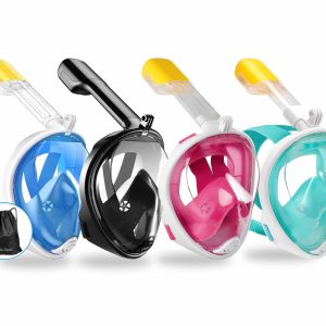 Mascara Buceo Careta Snorkel Full Face Soporte Cámara Gopro
