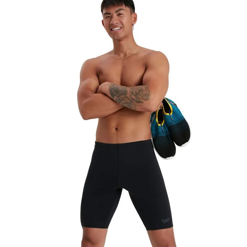 Traje Vestido De Baño Speedo Hombre Jammer Black Natacion
