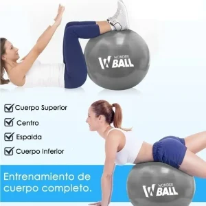 Balon Pilates Yoga Pelota Abdominales Gym 55 Cm + Inflador
