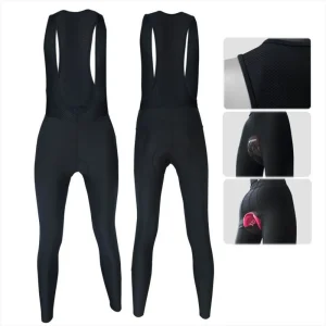 Pantalon Badana Ciclismo Gel Lycra Larga Mujer Bicicleta