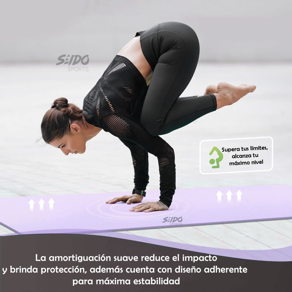 Colchoneta Mat Yoga Estera Tapete Para Pilates Ejercicio