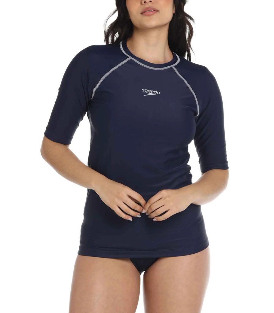 Camiseta Natacion Speedo Manga Corta Hyden Piscina Unisexo