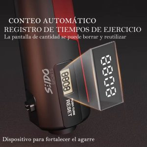 Hand Grip Tensor 5/100 Kg Contador Entrenador Mano Terapia