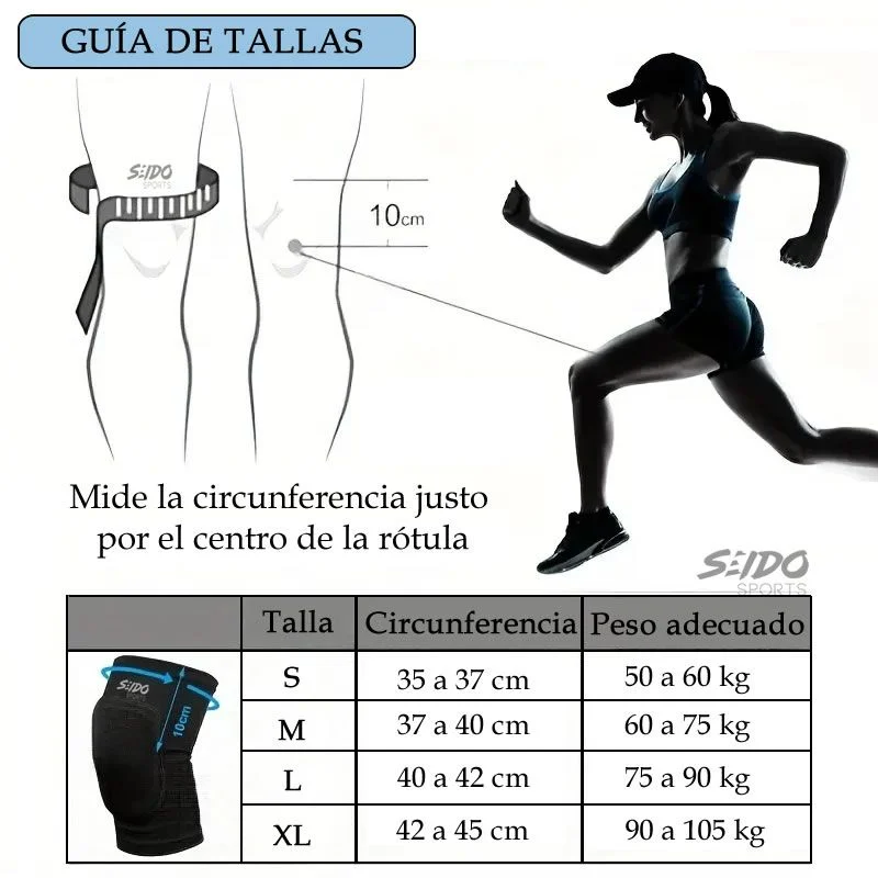 Rodilleras Deportivas X2 Voleibol Patinaje Basquet Multiusos
