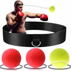 Bola Entrenamiento Boxeo Balon Cabeza Mejora Reflejos Indoor