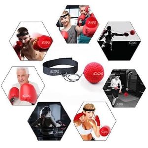 Bola Entrenamiento Boxeo Balon Cabeza Reflejos 2 Niveles
