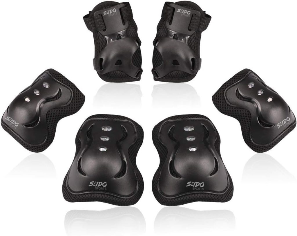 Kit Protección Patinaje Set Codera Muñequera Rodillera Niños