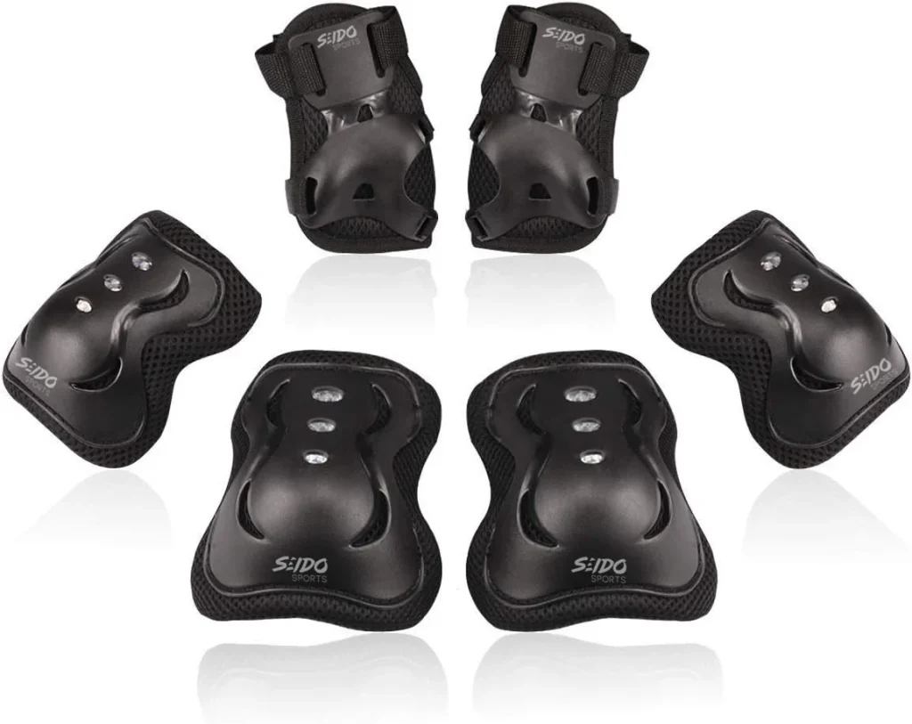 Kit Protección Patinaje Set Codera Muñequera Rodillera Niños