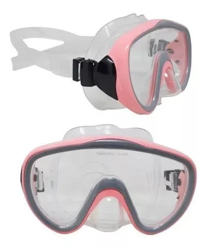 Careta Buceo Pesca Gafas Natación Vidrio Templado + Estuche