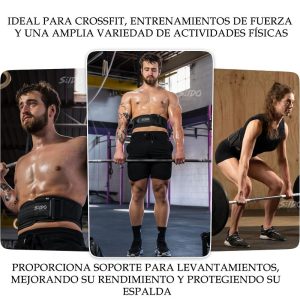 Cinturon Gym Levantamiento Pesas Neopreno Gimnasio Crossfit