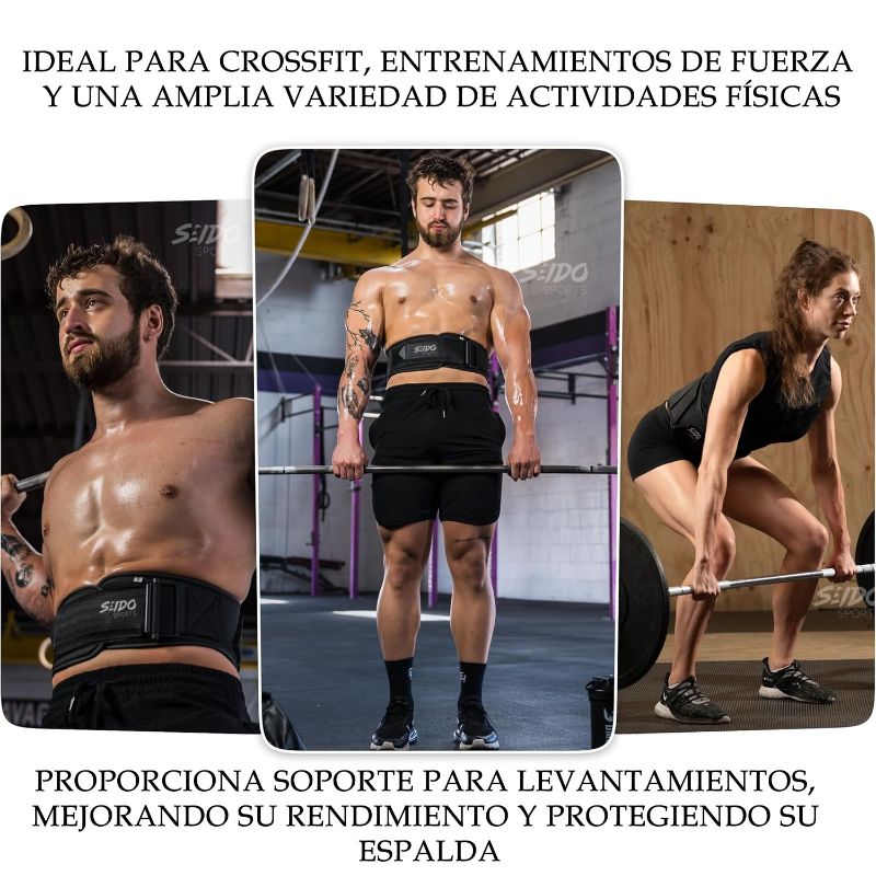 Cinturon Gym Levantamiento Pesas Neopreno Gimnasio Crossfit