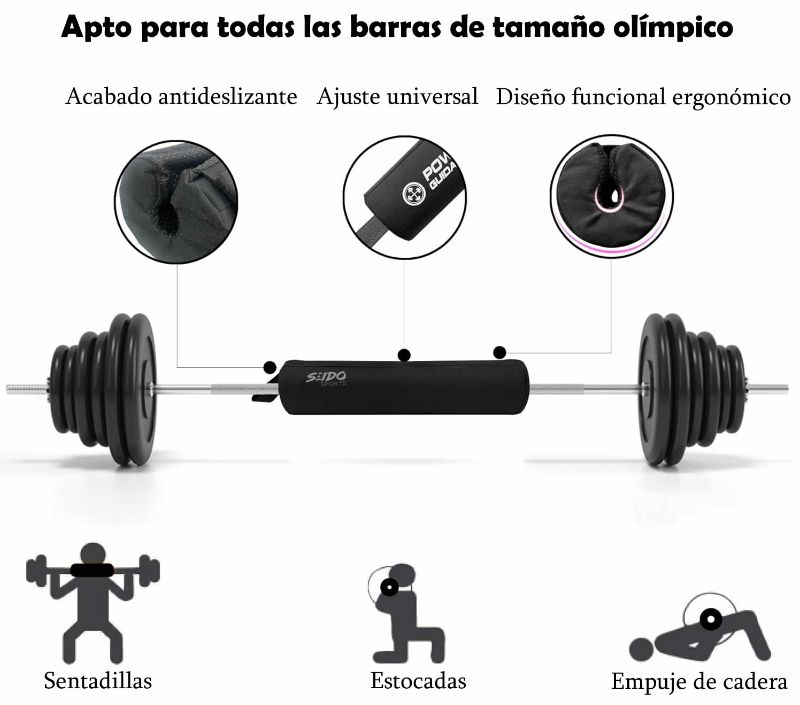 Almohadilla Barra Protector Hombros Wonder Sentadillas Gym