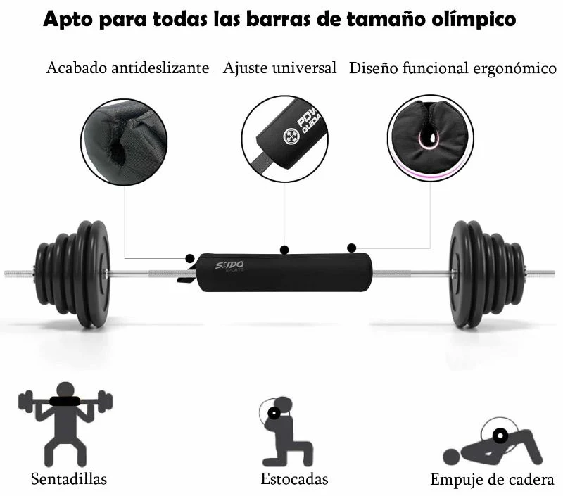 Almohadilla Para Barra Pesas Protector Hombros Sentadillas