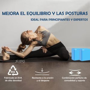 Bloque Yoga Cubo Pilates Ladrillo Espuma Entrena Fitness