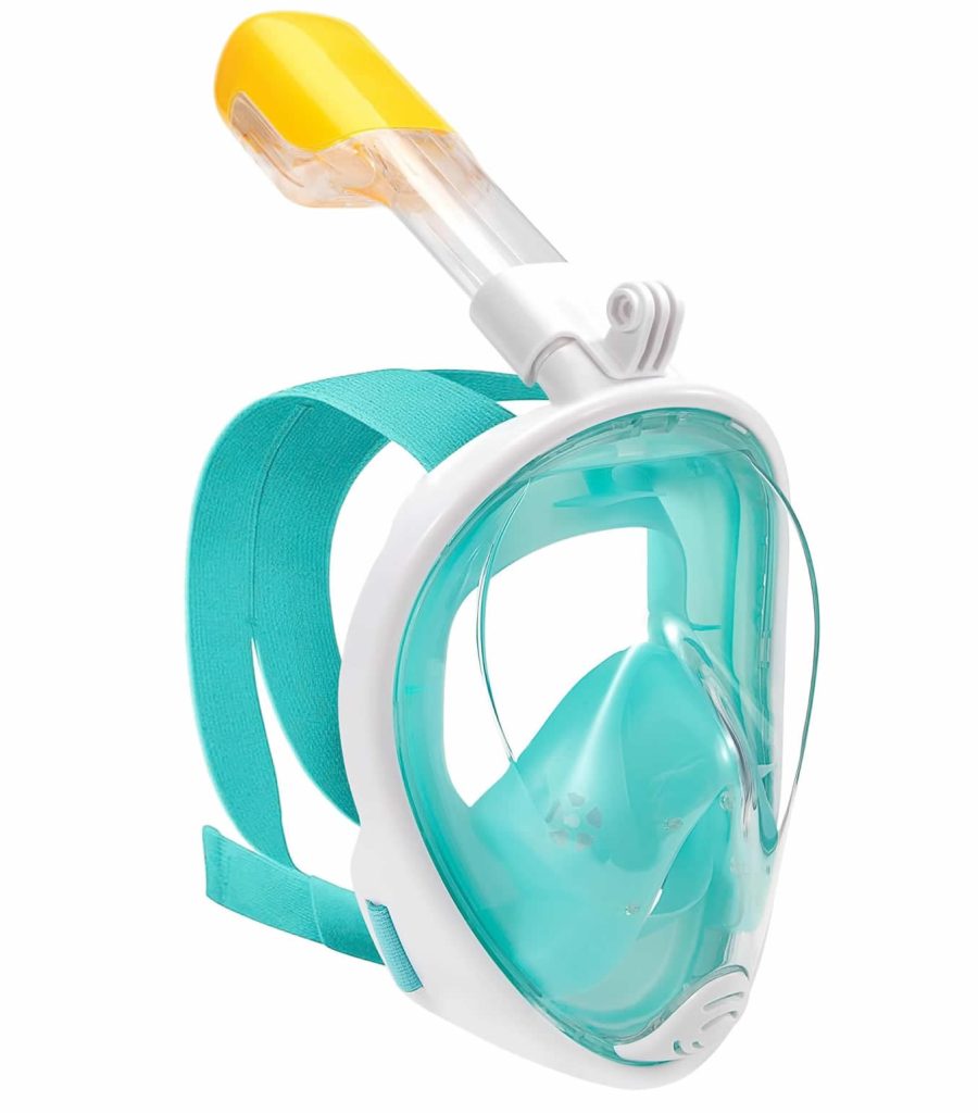 Mascara Buceo Careta Snorkel Full Face Soporte Cámara Gopro