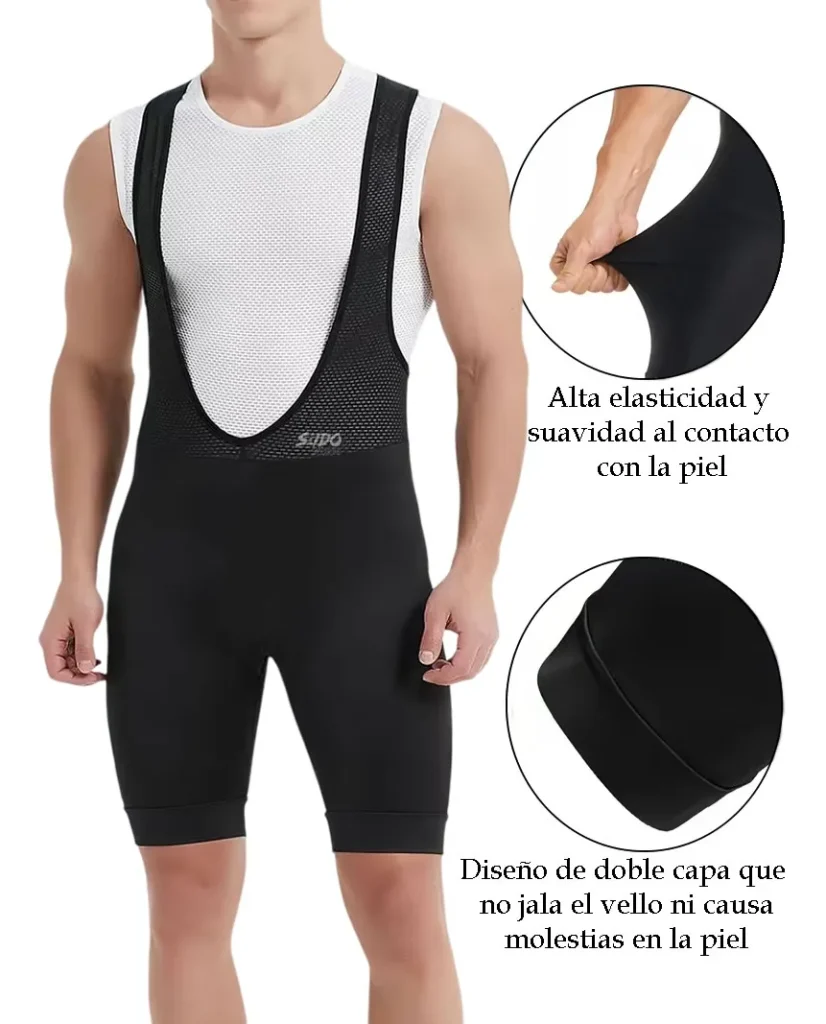 Pantaloneta Badana Hombre Bicicleta Ciclismo Gel Lycra