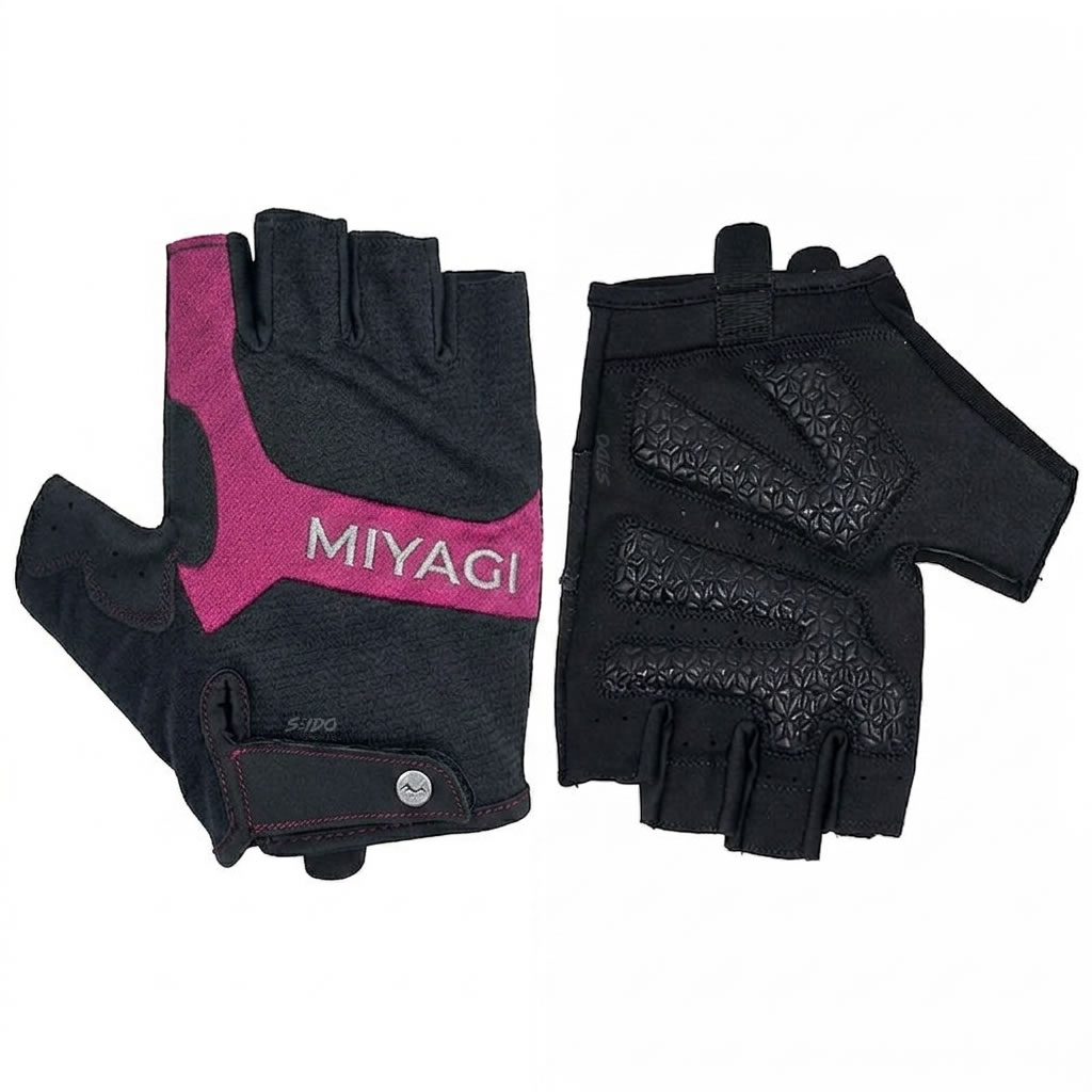 Guantes Deportivos Miyagi Ciclismo Fitness Gimnasio Pesas