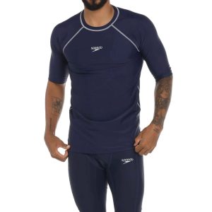 Camiseta Natacion Speedo Manga Corta Hyden Piscina Unisexo