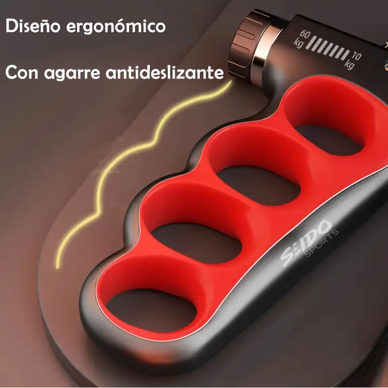 Hand Grip Tensor 5/100 Kg Contador Entrenador Mano Terapia