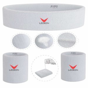 Set de Balaca y Muñequeras para Sudor - Kit de Entrenamiento Fitness Gym