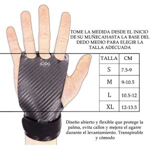 Calleras Crossfit Guantes Levantamiento Pesas Fitness Gym