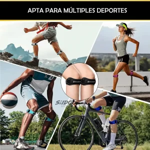Rodillera Deportiva Strap X2 Rotuliano Neopreno Ajustable
