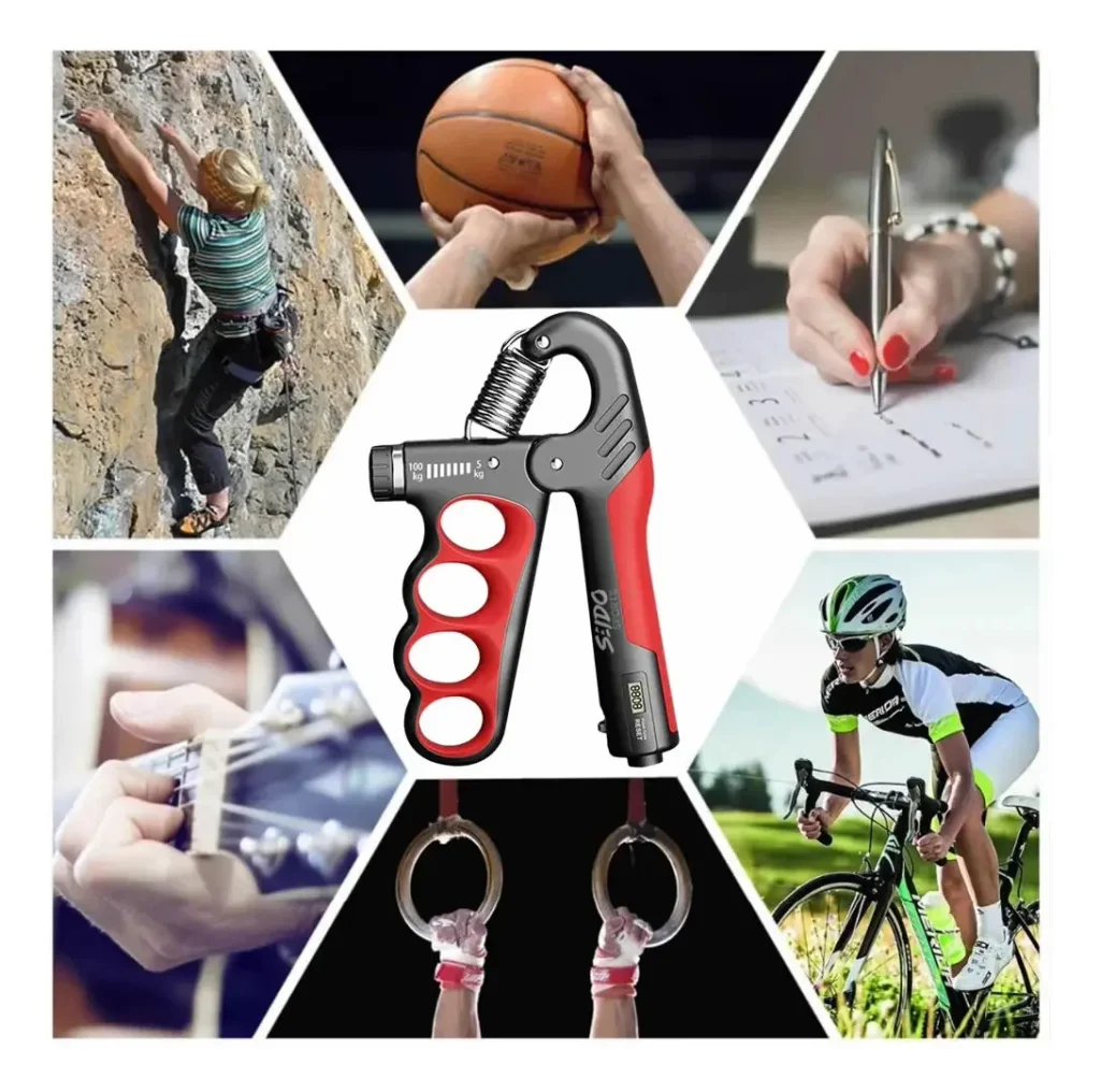 Tensor Hand Grip 5/100 Kg Contador X2 Fortalece Mano Terapia