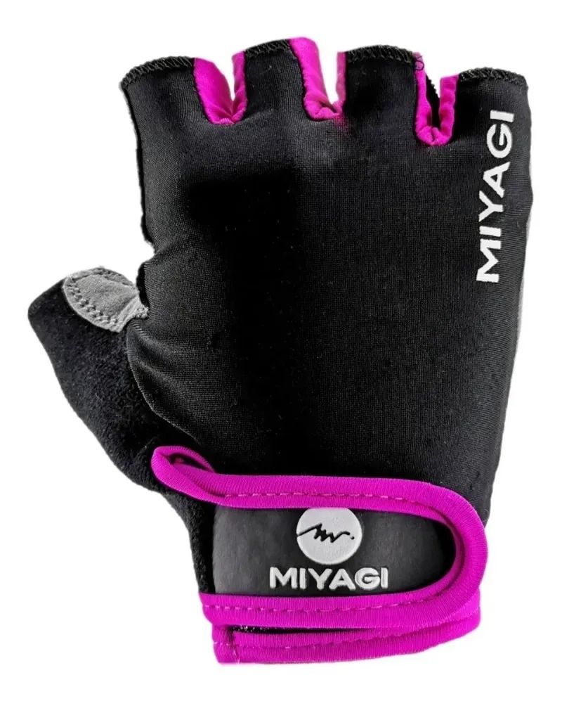 Guantes Protección Miyagi Ciclismo Fitness Gimnasio Pesas