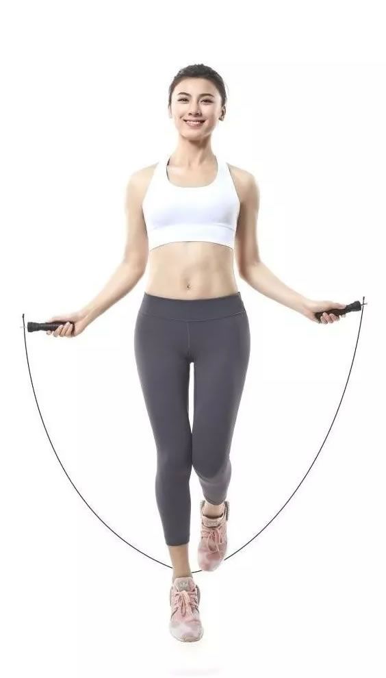 Cuerda Salto Lazo Pvc Miyagi Mango Madera Cardio Fitness Gym