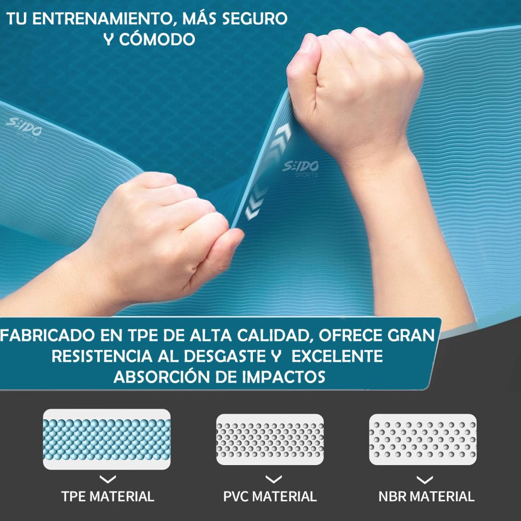 Colchoneta Mat Yoga Estera Tapete Para Pilates Ejercicio