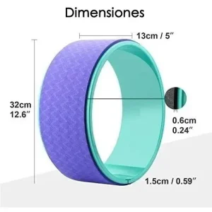 Rueda Para Yoga Wheel Resistencia Ejercicio Relajacion Gym