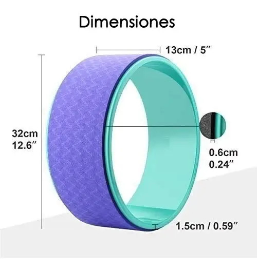 Rueda para Yoga (Yoga Wheel) - Resistencia, Ejercicio y Relajación