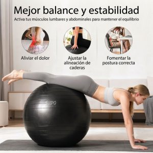 Balon Pilates Yoga Pelota Abdominales Gym 56 Cm