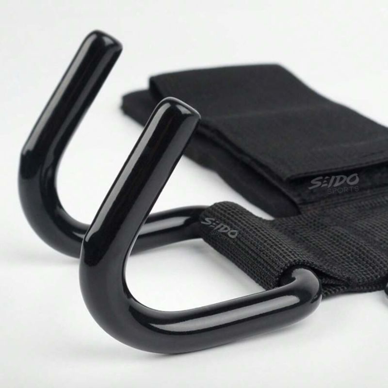 Muñequeras Gancho Straps X2 Levantamiento Pesas Correas Gym